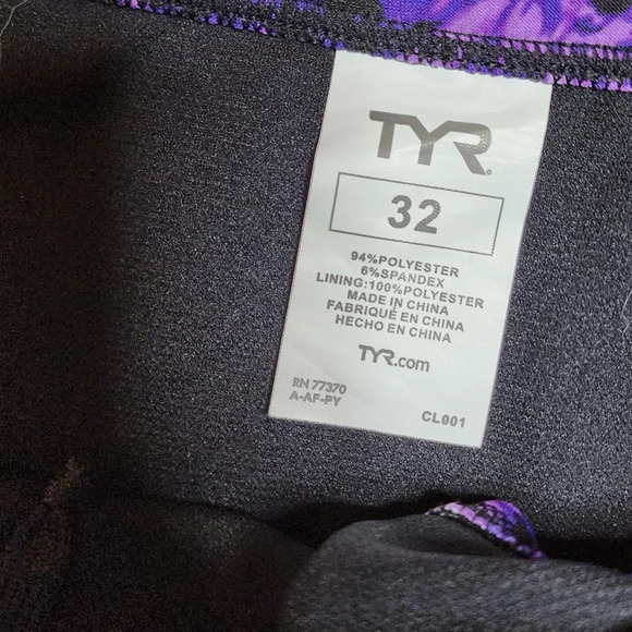 NWT TYR Male Nexus All Over Racer in purple. Size 32. - Picture 8 of 14
